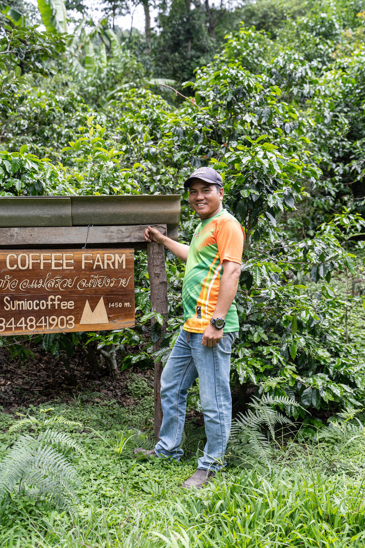 Khun Sinthop filter coffee — washed process, Mae Chan Tai, Chiang Rai, Akha community leader | Left Hand Roasters