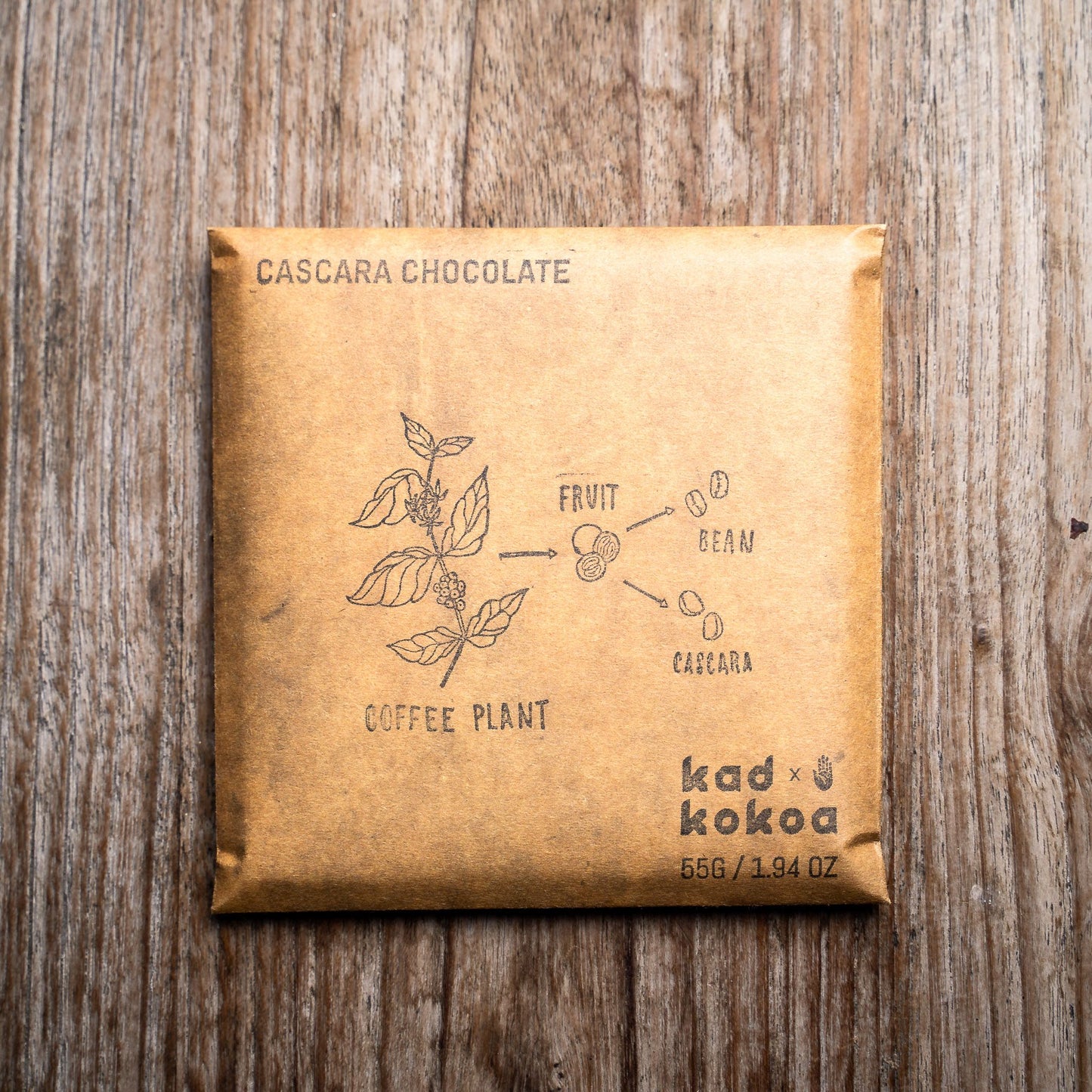 Cascara Chocolate Bar by Kad Kokoa